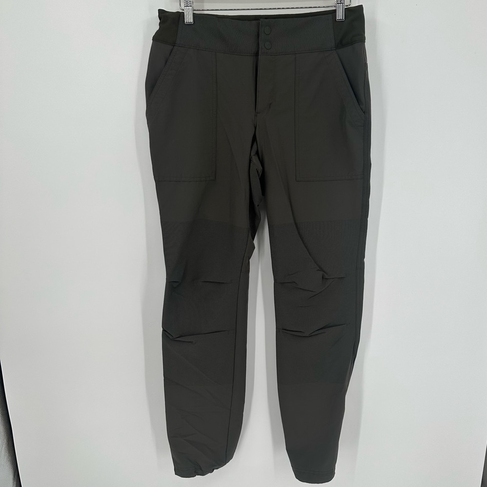 REI Co-op Womens Pants Size 8 Olive Regular Fit Stretch Hiking Outdoor Ladies